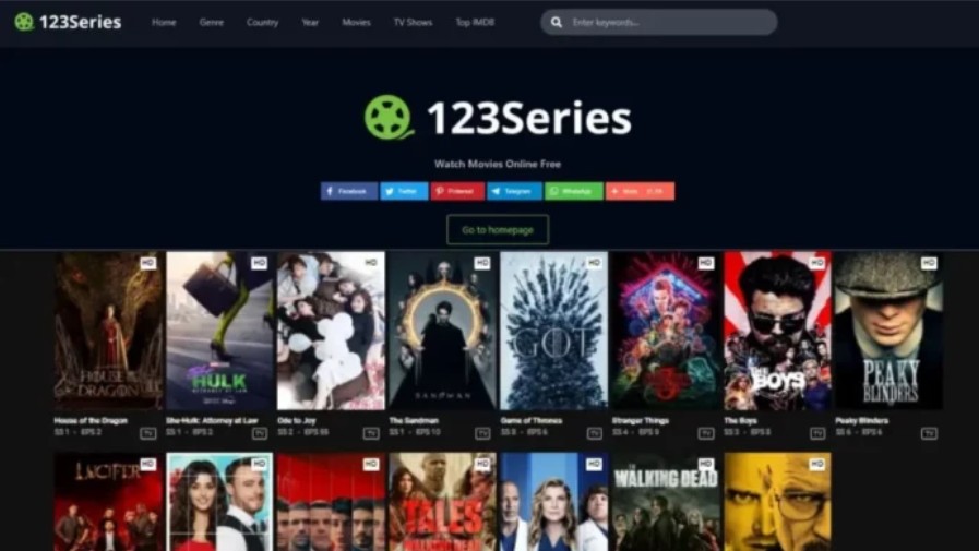 123Series free HD movie streaming platform